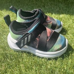 adidas Fortarun X I Kids Running Shoes 2020 Core Black Cloud White Size 5K